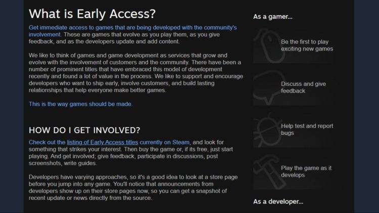 Steam Early Access Isn’t What It Used to Be—Why It Might Fall The Game 2