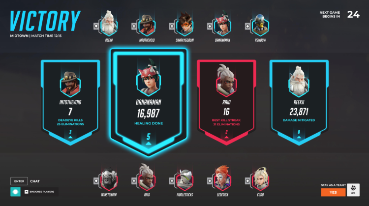 Overwatch 2 Geliştiricileri OW1'in İkonik Maç Sonu Oylama Kartlarının Geri Dönüşünü Planlıyor 1