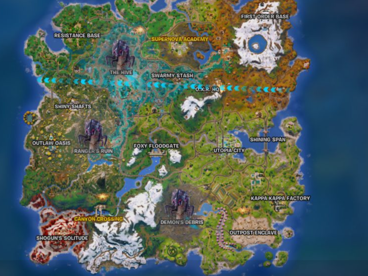 Fortnite 6. Bölüm 4. Sezon'daki Tüm Patronlar - Konumlar, Stratejiler ve Ödüller 1