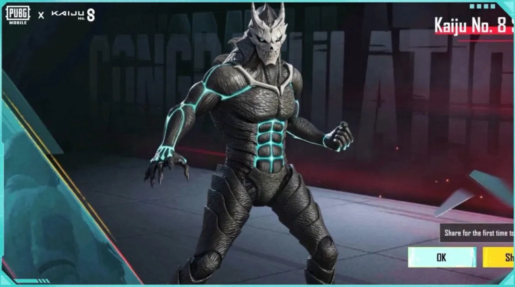 PUBG Mobile 4.0 Update Launches With Exclusive Kaiju No. 8 Collaboration Prize Path 2