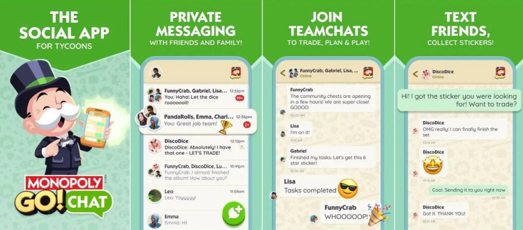 Scopely Introduces MONOPOLY GO! Chat — A New Way for Players to Connect 1