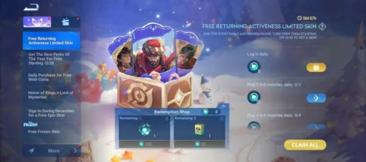 Honor of Kings Unleashes Massive Year-End Event — Free Skins and Rewards Galore 2