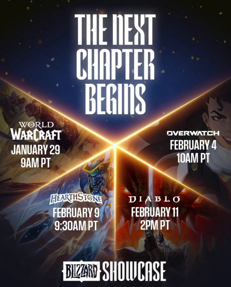 Blizzard Announced The Next Chapter Showcases Starting This Week 1