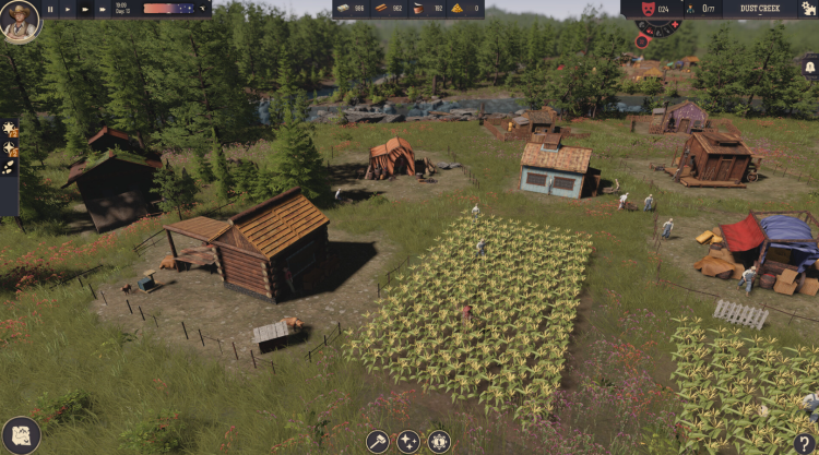 Wild West Pioneers Offers A Free Demo That Merges The Old West With Colony Simulation 2