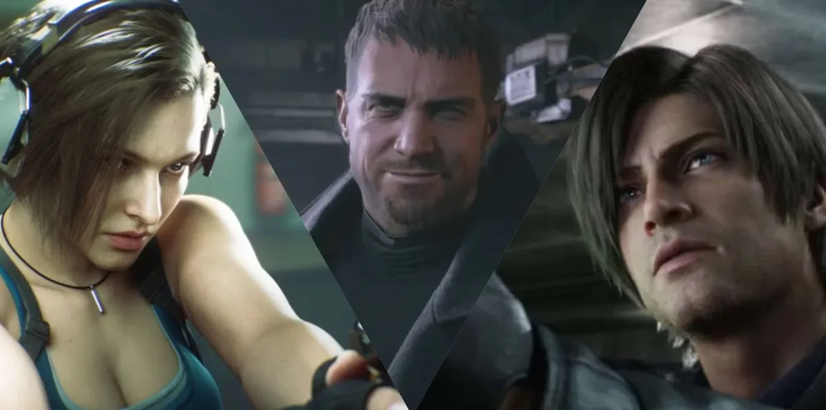 Leon S. Kennedy, Jill Valentine ve Chris Redfield Bir Arada ve Alex ...