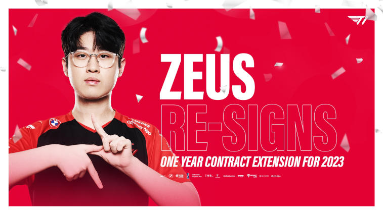 Zeus, T1'de kalır. Photo 1